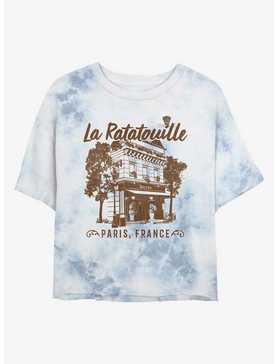 Disney Pixar Ratatouille Cafe Paris France Womens Tie-Dye Crop T-Shirt, , hi-res