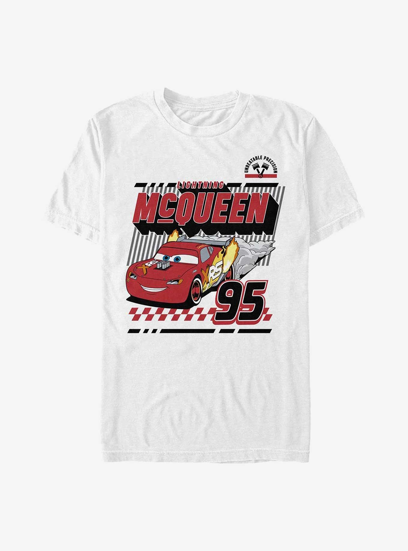 Disney Pixar Cars McQueen's Drag Race T-Shirt, WHITE, hi-res