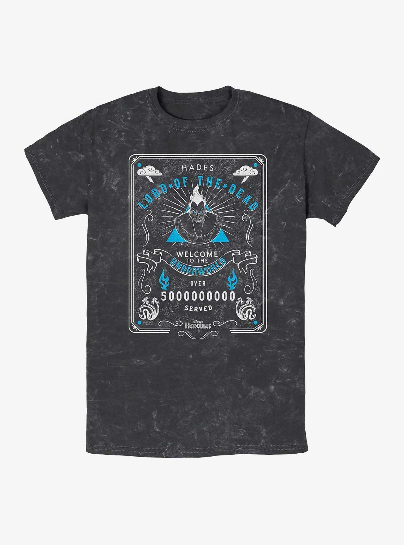 Disney Hercules Hades Lord Of The Dead Mineral Wash T-Shirt, , hi-res