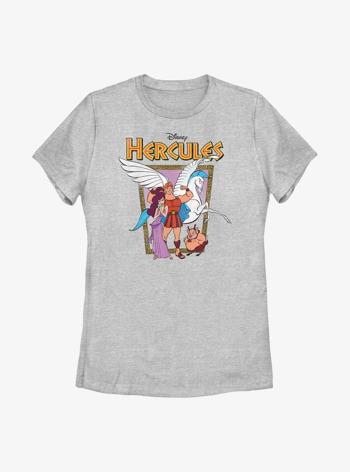 Disney Hercules Hero Group Womens T-Shirt, ATH HTR, hi-res