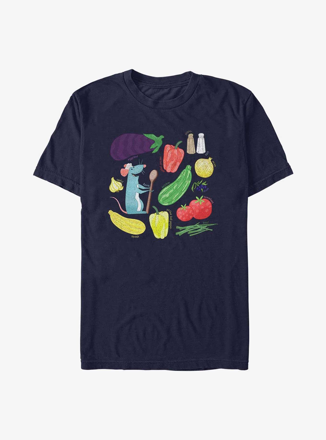 Disney Pixar Ratatouille Remy With Ingredients T-Shirt, , hi-res