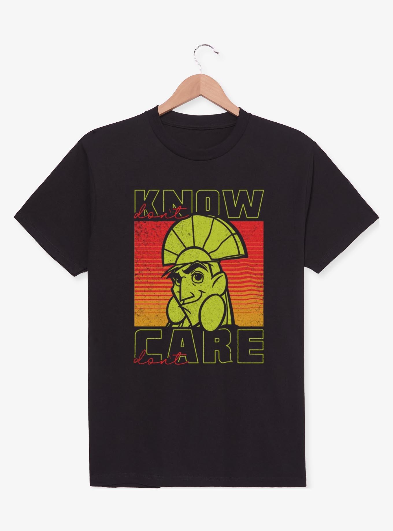 Disney The Emperor's New Groove Kuzco Don't Know Don't Care T-Shirt