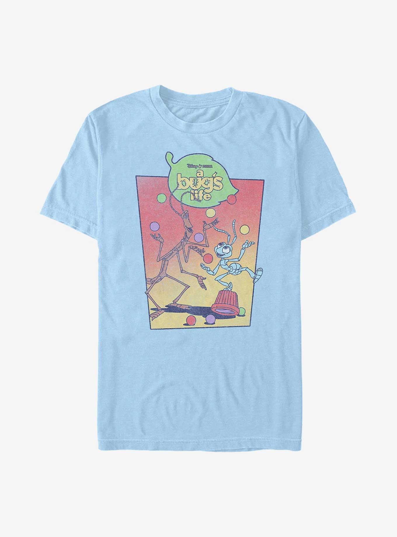 Disney Pixar A Bug's Life Slim and Flik Juggle T-Shirt, LT BLUE, hi-res