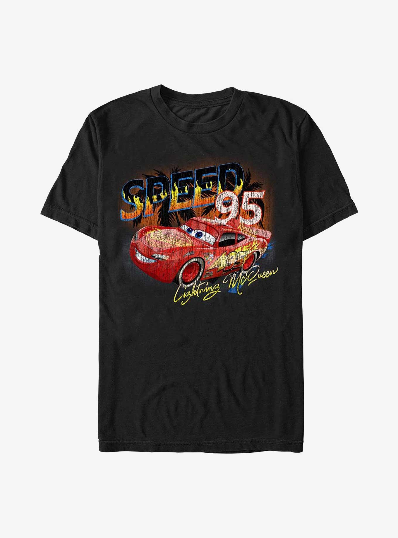 Disney Pixar Cars Speed McQueen T-Shirt, BLACK, hi-res