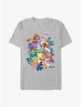 Disney Lilo & Stitch Experiment Dogpile T-Shirt, SILVER, hi-res
