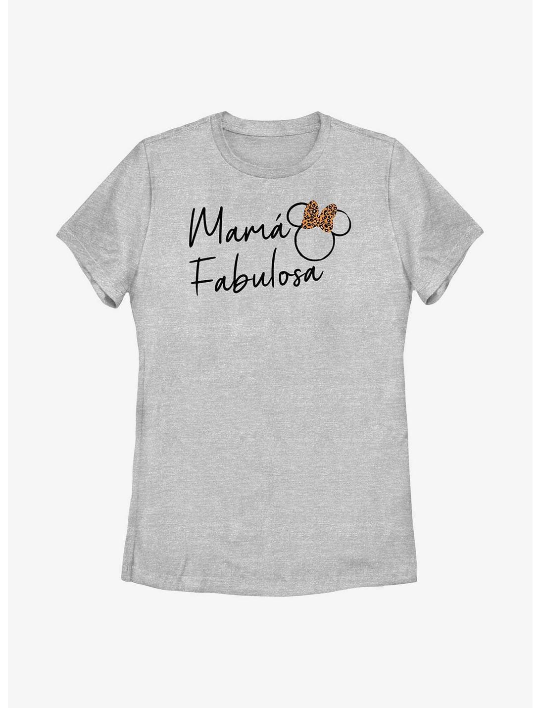 Disney Minnie Mouse Fabulosa Mama Womens T-Shirt, ATH HTR, hi-res
