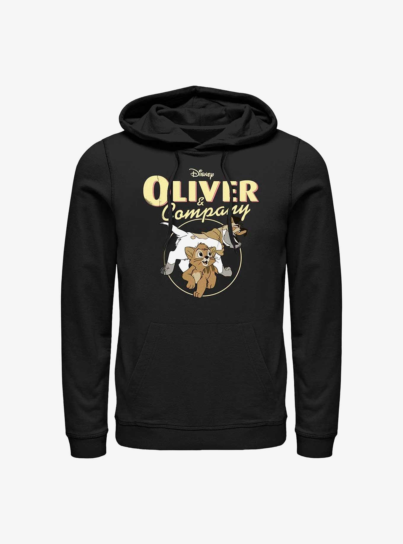 Disney Oliver & Company Oliver and Dodger Hoodie, BLACK, hi-res