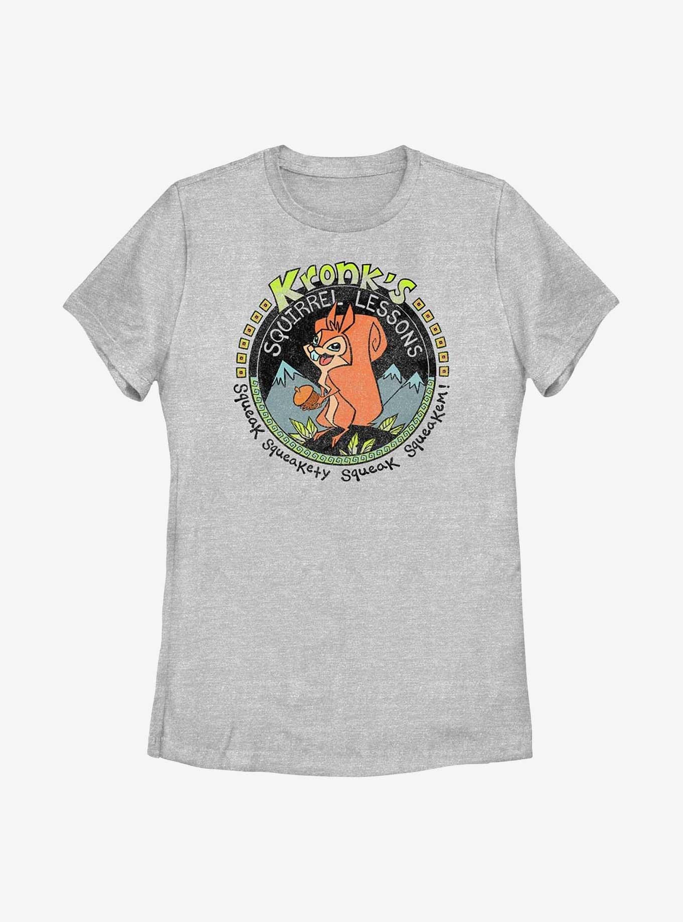 Disney The Emperor's New Groove Kronk's Squirrel Lessons Womens T-Shirt, ATH HTR, hi-res