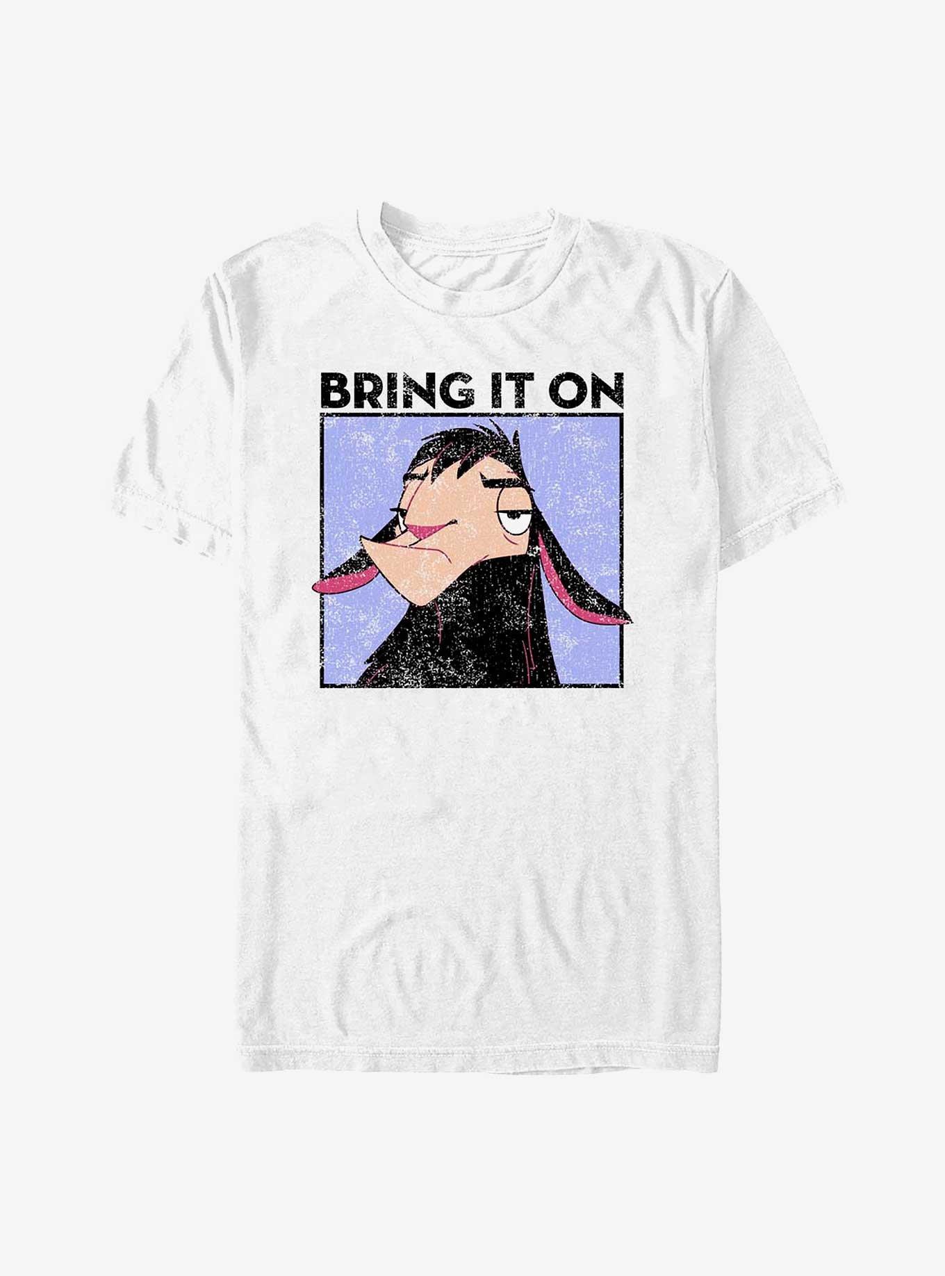 Disney The Emperor's New Groove Kuzco Bring It On It T-Shirt, WHITE, hi-res