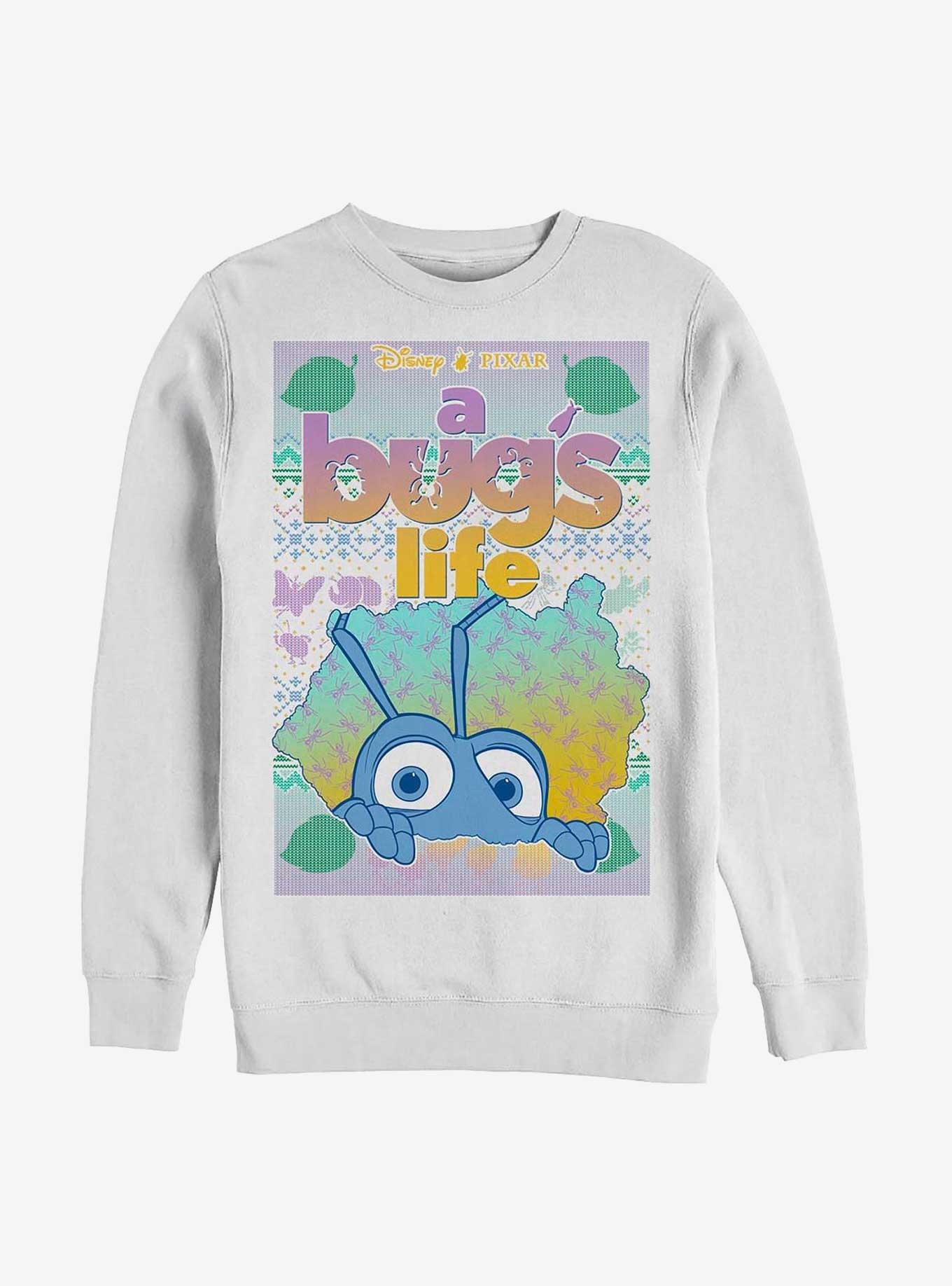 Disney Pixar A Bug's Life Flik Sweater Style Sweatshirt, WHITE, hi-res