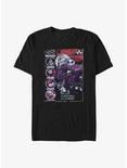 Disney The Nightmare Before Christmas Spooky Poster T-Shirt, BLACK, hi-res