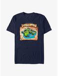 Disney Peter Pan Explore Never Land Map T-Shirt, NAVY, hi-res