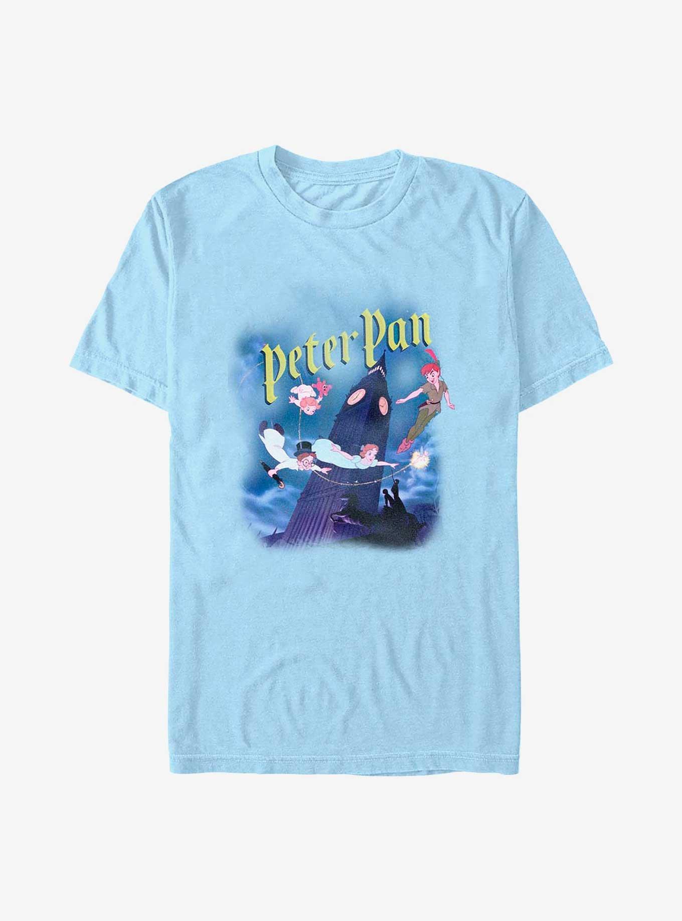 Disney Peter Pan London Flight T-Shirt, LT BLUE, hi-res