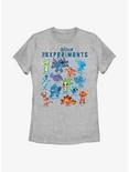 Disney Lilo & Stitch Experiments Womens T-Shirt, ATH HTR, hi-res