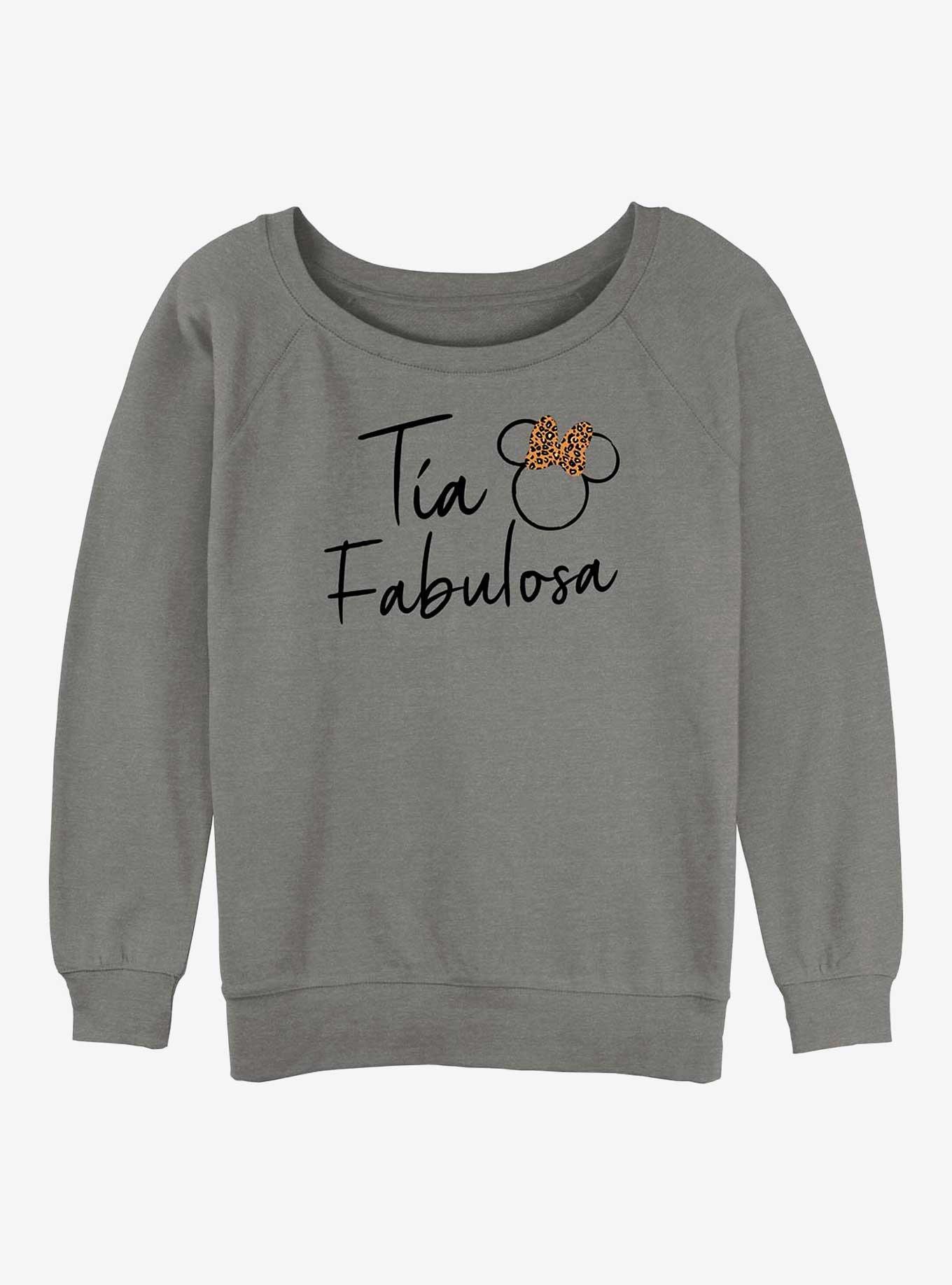 Disney Minnie Mouse Fabulosa Tia Womens Slouchy Sweatshirt, , hi-res