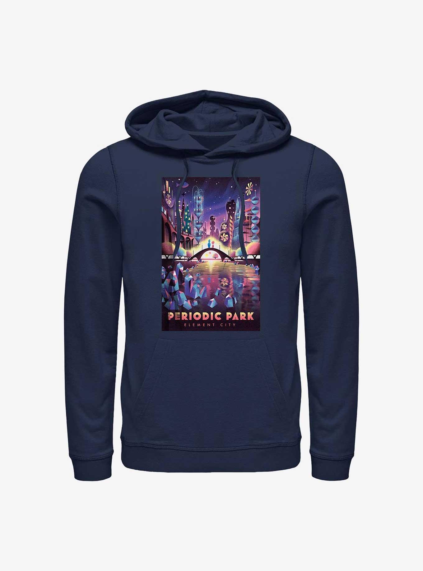 Disney Pixar Elemental Periodic Park Hoodie, NAVY, hi-res