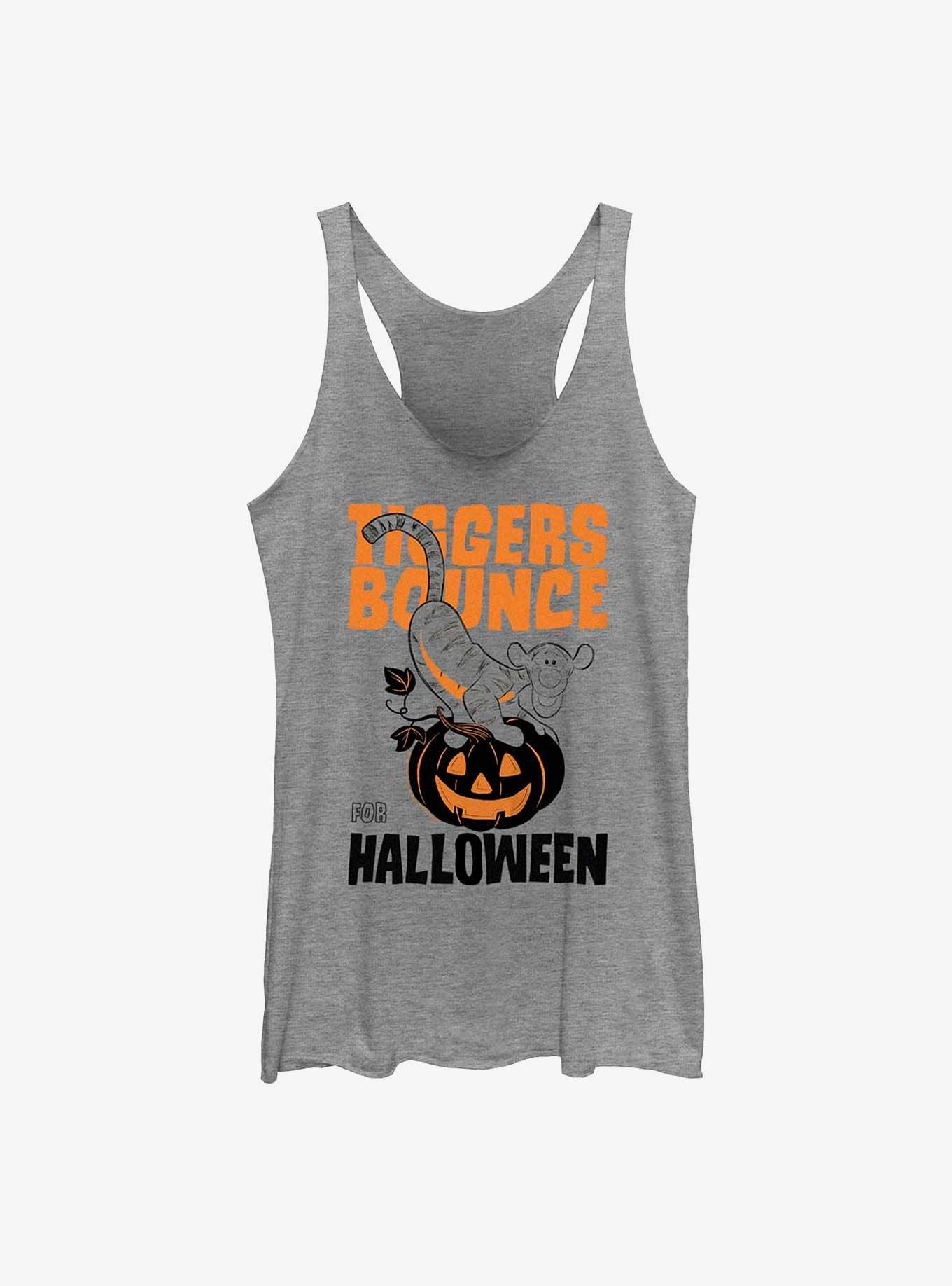 Disney Winnie The Pooh Tigger Bounce For Halloween Womens Tank Top, GRAY HTR, hi-res