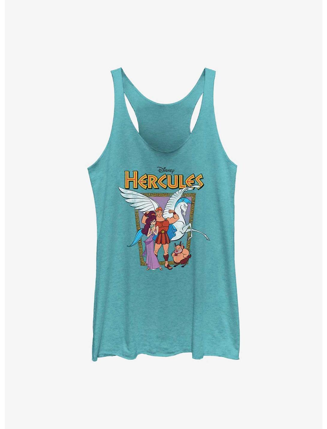 Disney Hercules Hero Group Womens Tank Top, TAHI BLUE, hi-res