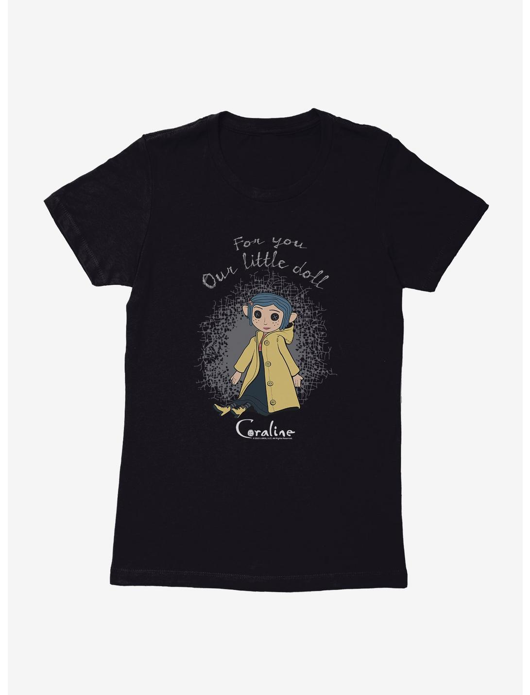 Coraline For You Our Little Doll Womens T-Shirt, BLACK, hi-res