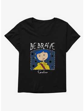 Coraline Be Brave Womens T-Shirt Plus Size, , hi-res