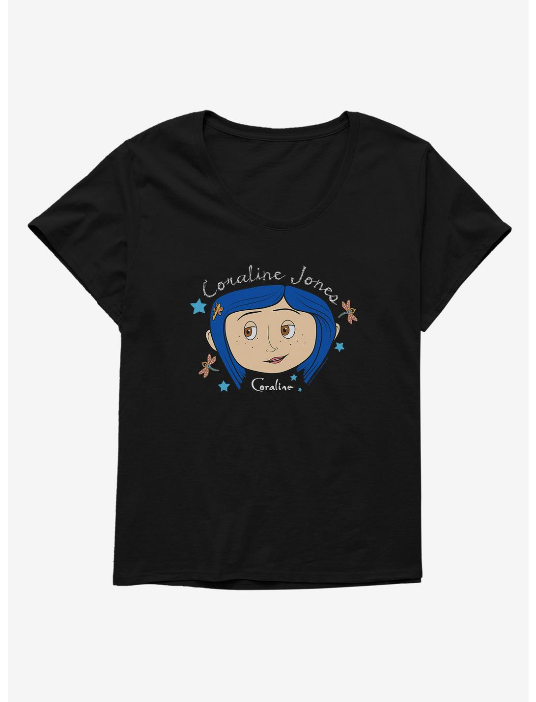Coraline Coraline Jones Womens T-Shirt Plus Size, BLACK, hi-res