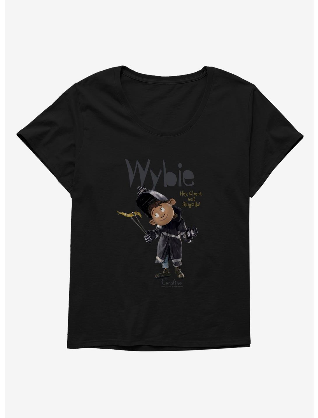 Coraline Wybie Womens T-Shirt Plus Size, BLACK, hi-res