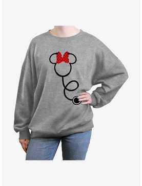 Disney Minnie Mouse Minnie Stethoscope Girls Oversized Sweatshirt, , hi-res