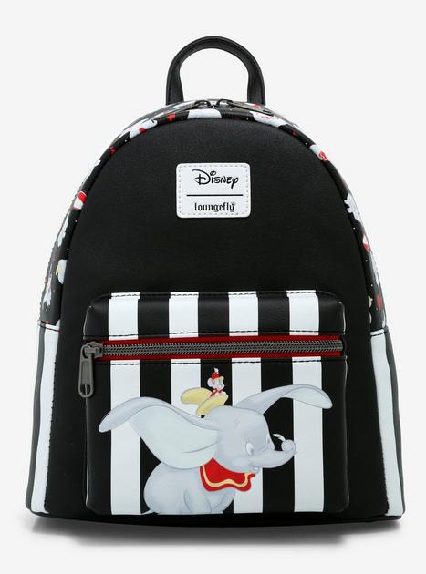 dumbo striped mini-backpack Loungefly Disney Flying Circus Tent Mini Backpack – Wearhouse Clothing Co The big top tent in the front has an easy Loungefly Disney Dumbo Circus Icons