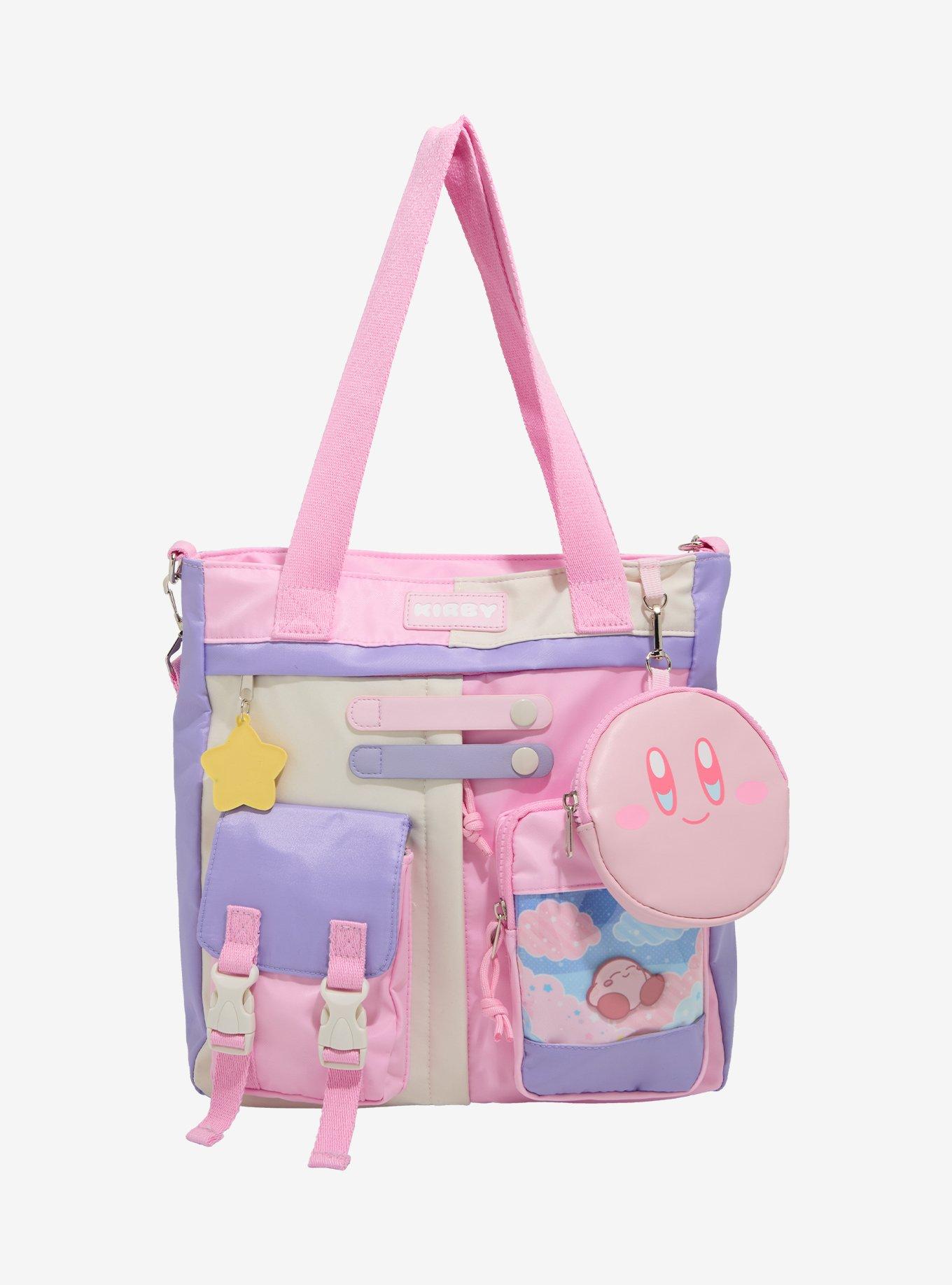 Kirby Pastel Cargo Tote Bag With Coin Purse, , hi-res