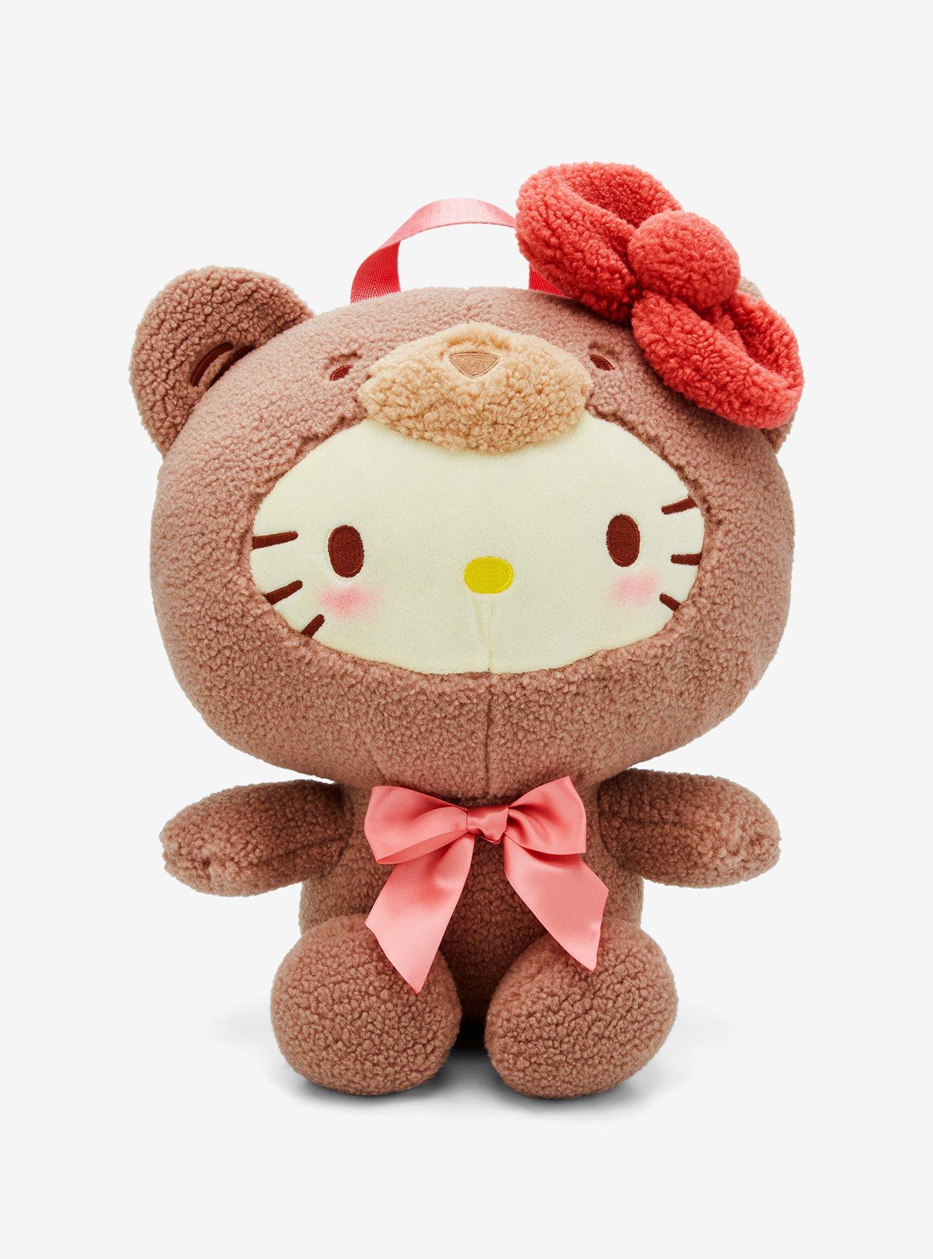 Hello Kitty Latte Bear Plush Backpack, , hi-res