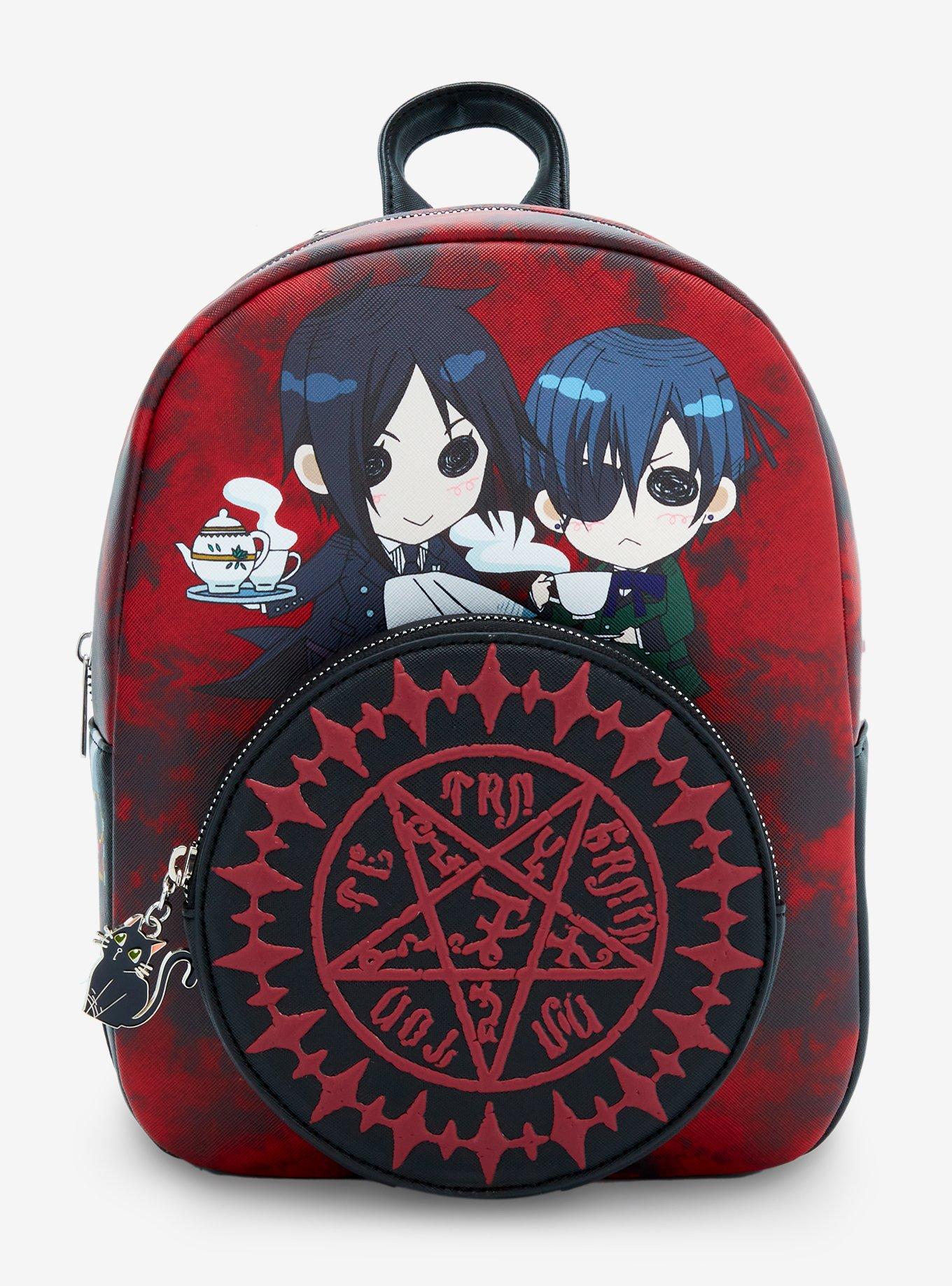 Black Butler Chibi Ciel & Sebastian Mini Backpack, , hi-res