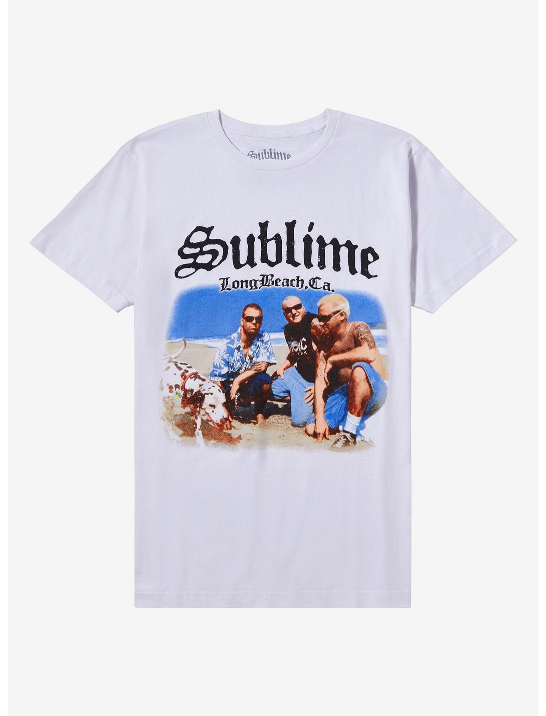 Sublime Group Beach T-Shirt, BRIGHT WHITE, hi-res