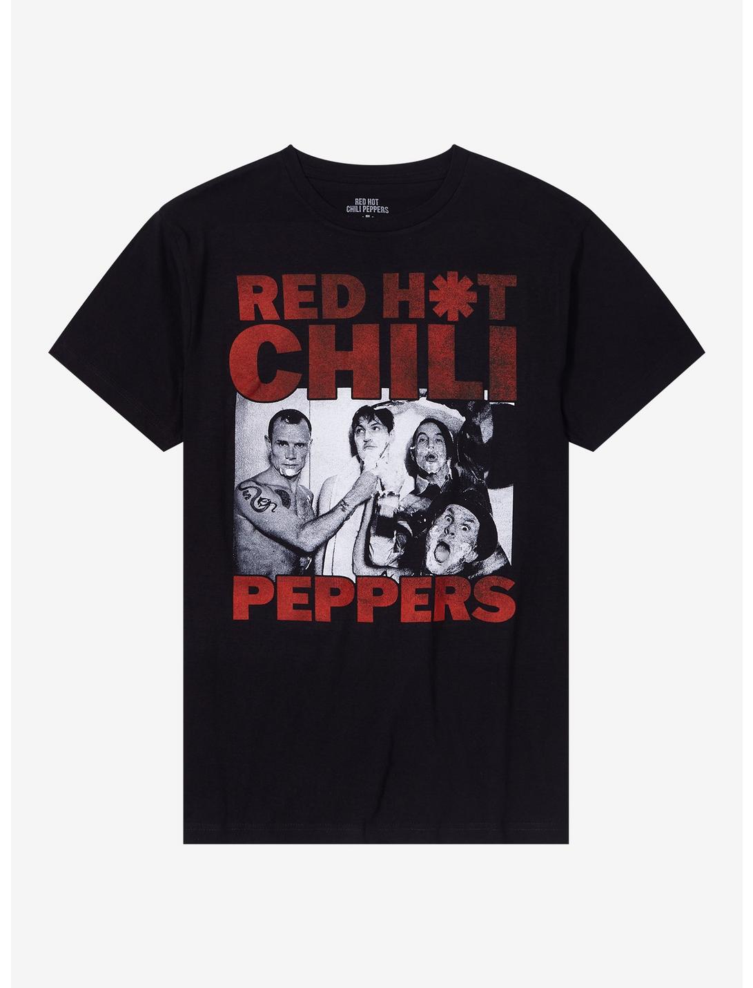 Red Hot Chili Peppers Group Portrait T-Shirt, BLACK, hi-res