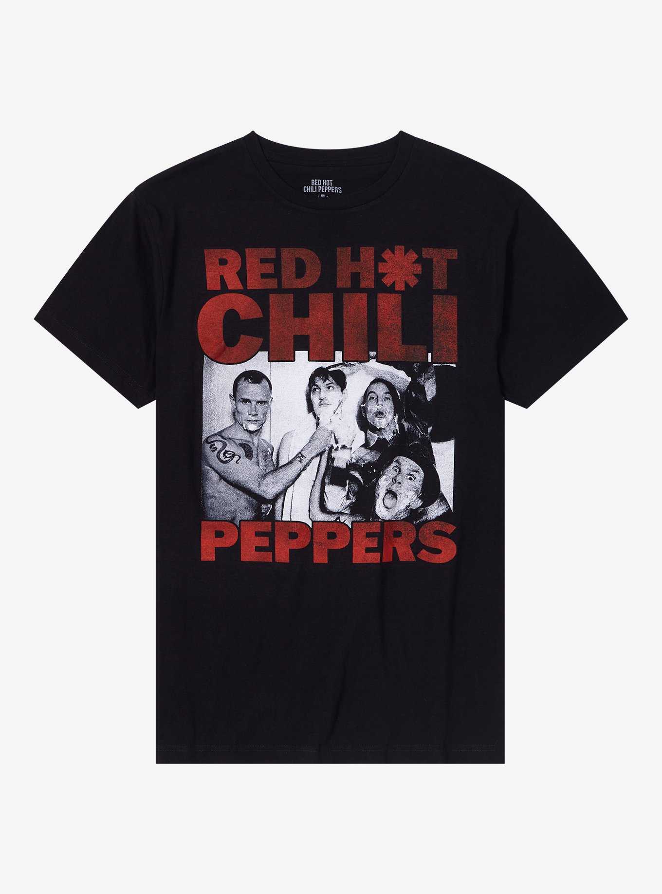 Tee shirt red online hot chili peppers kiabi