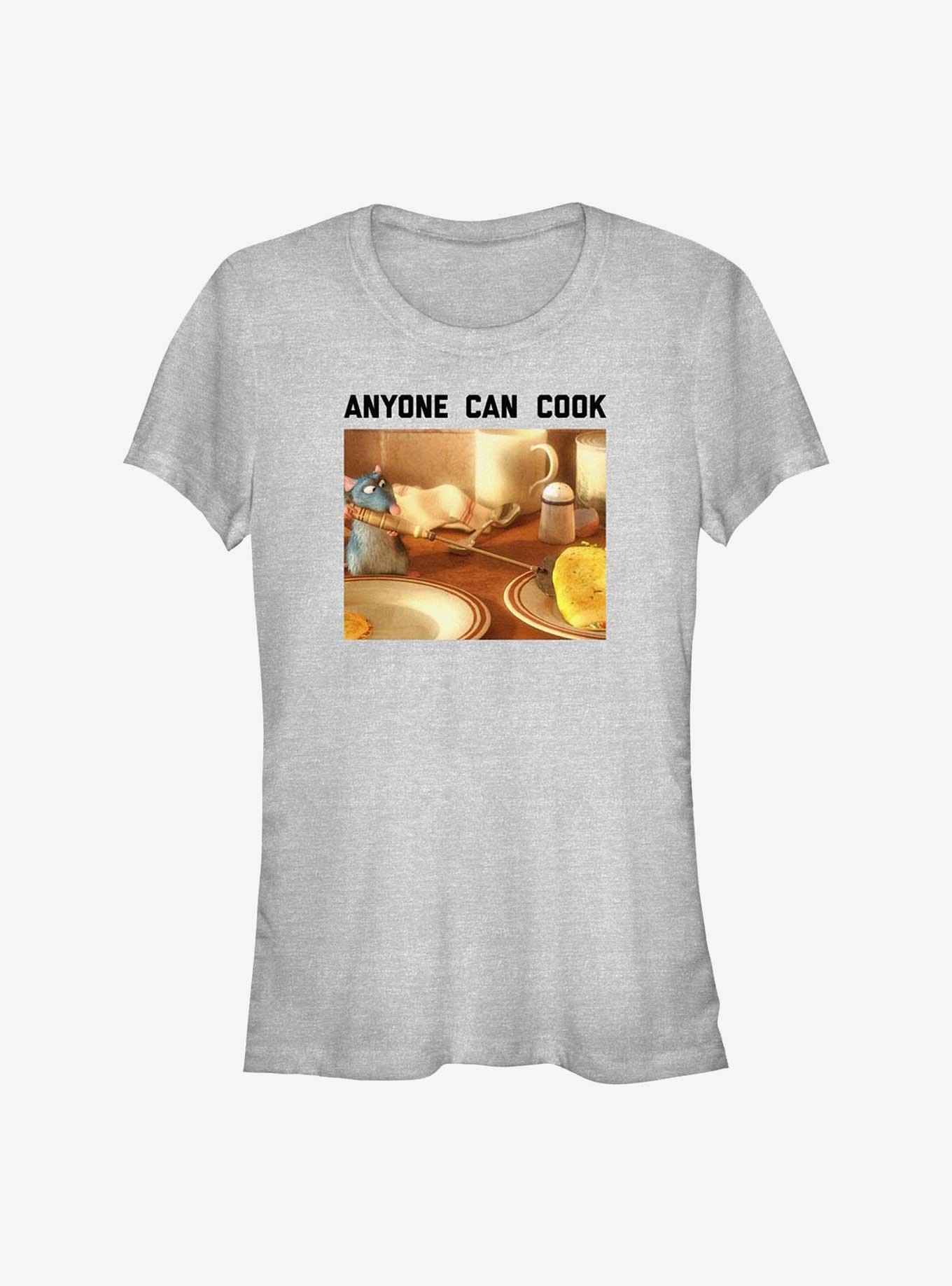 Disney Pixar Ratatouille Anyone Can Cook Girls T-Shirt, ATH HTR, hi-res