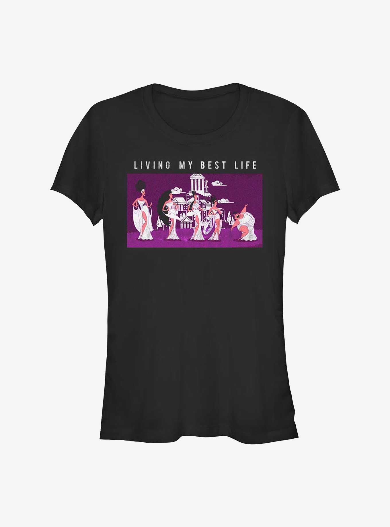 Disney Hercules Muses Living My Best Life Girls T-Shirt, , hi-res