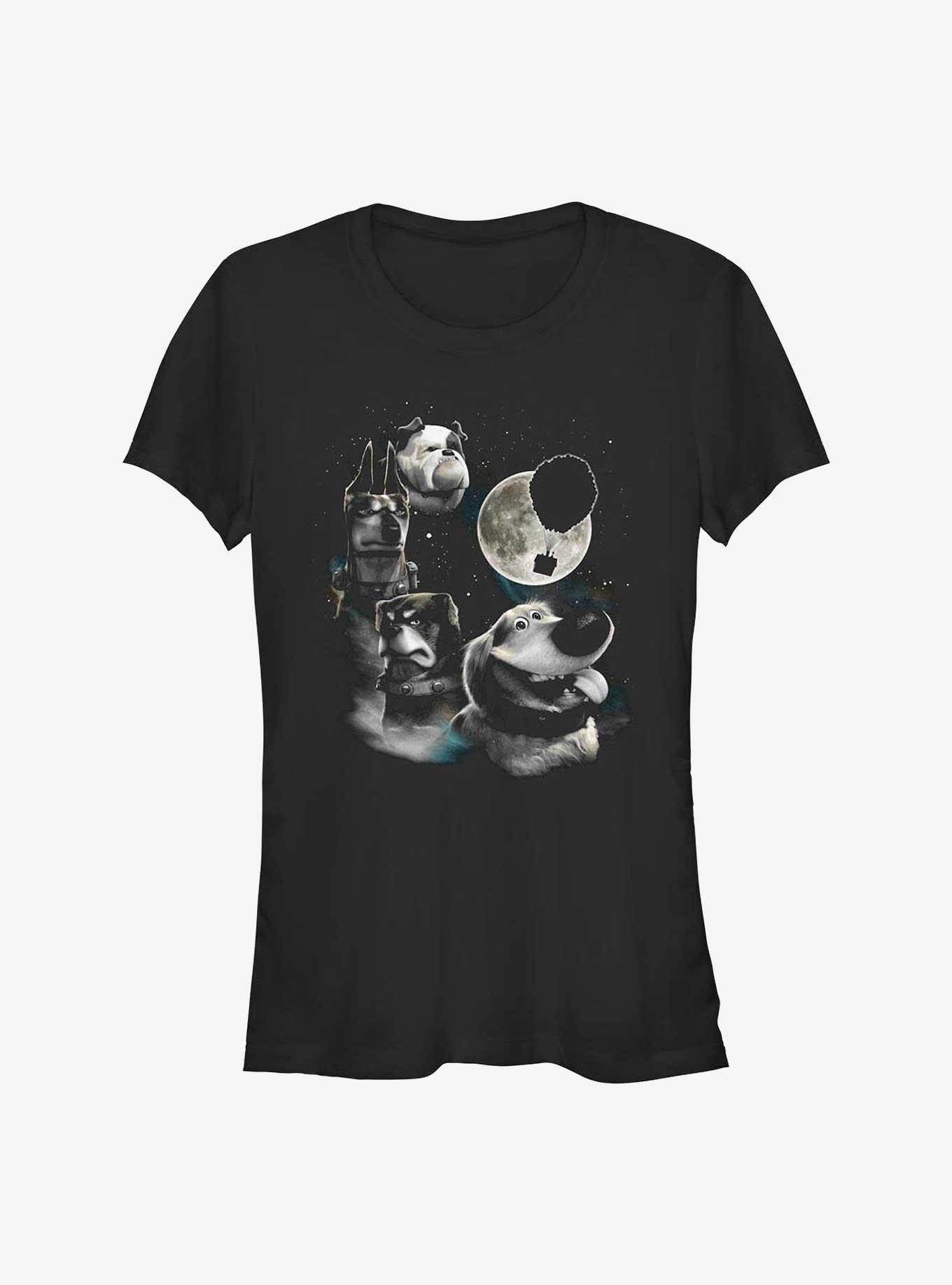 Disney Pixar Up Dug Moon Girls T-Shirt, BLACK, hi-res