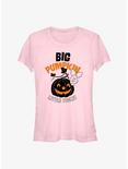 Disney Winnie The Pooh Big Pumpkin Little Piglet Girls T-Shirt, LIGHT PINK, hi-res