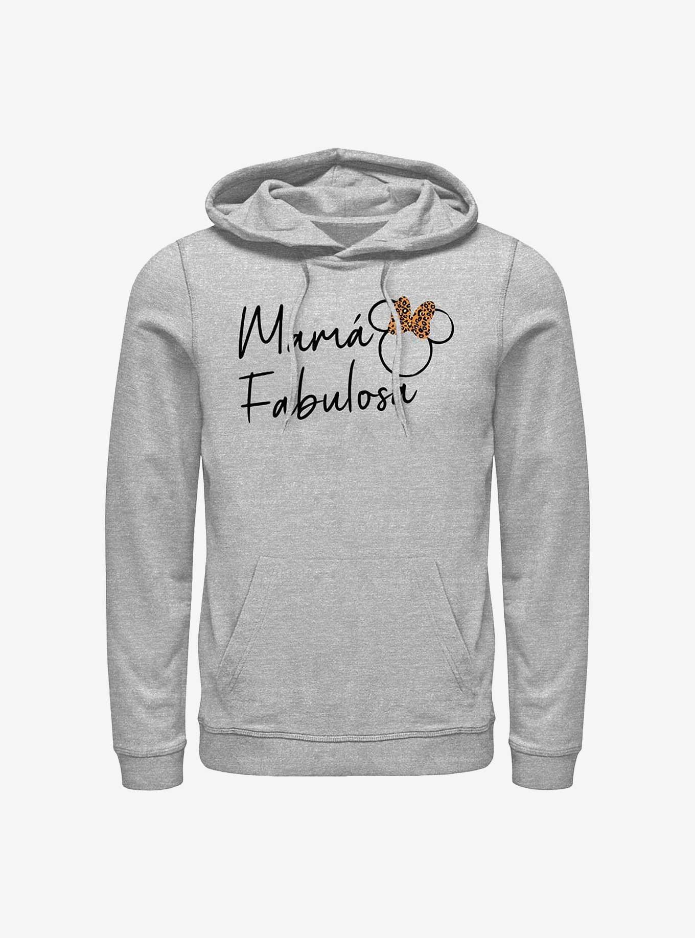 Disney Minnie Mouse Fabulosa Mama Hoodie, ATH HTR, hi-res