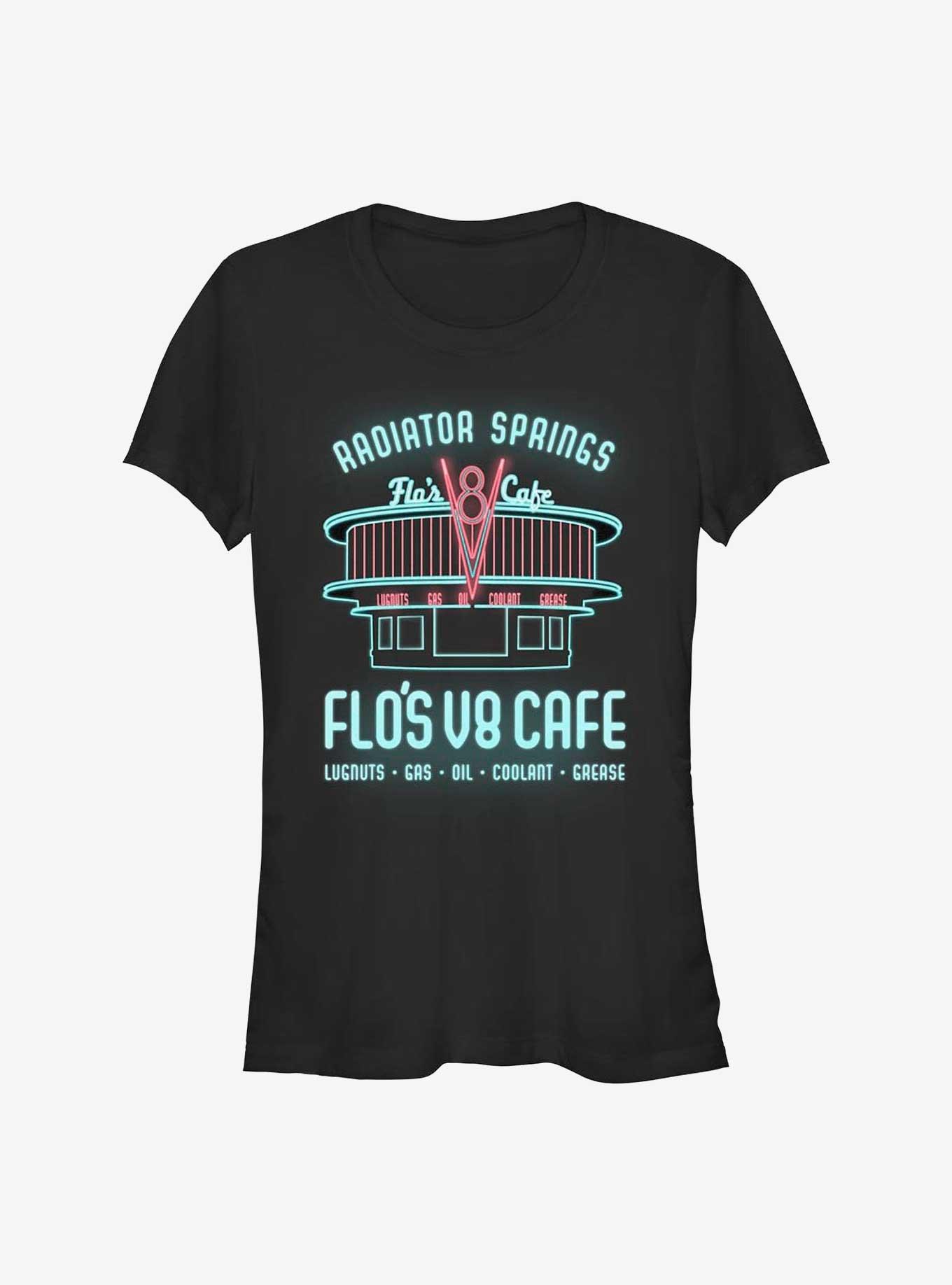 Disney Pixar Cars Flo's V8 Cafe Girls T-Shirt, BLACK, hi-res