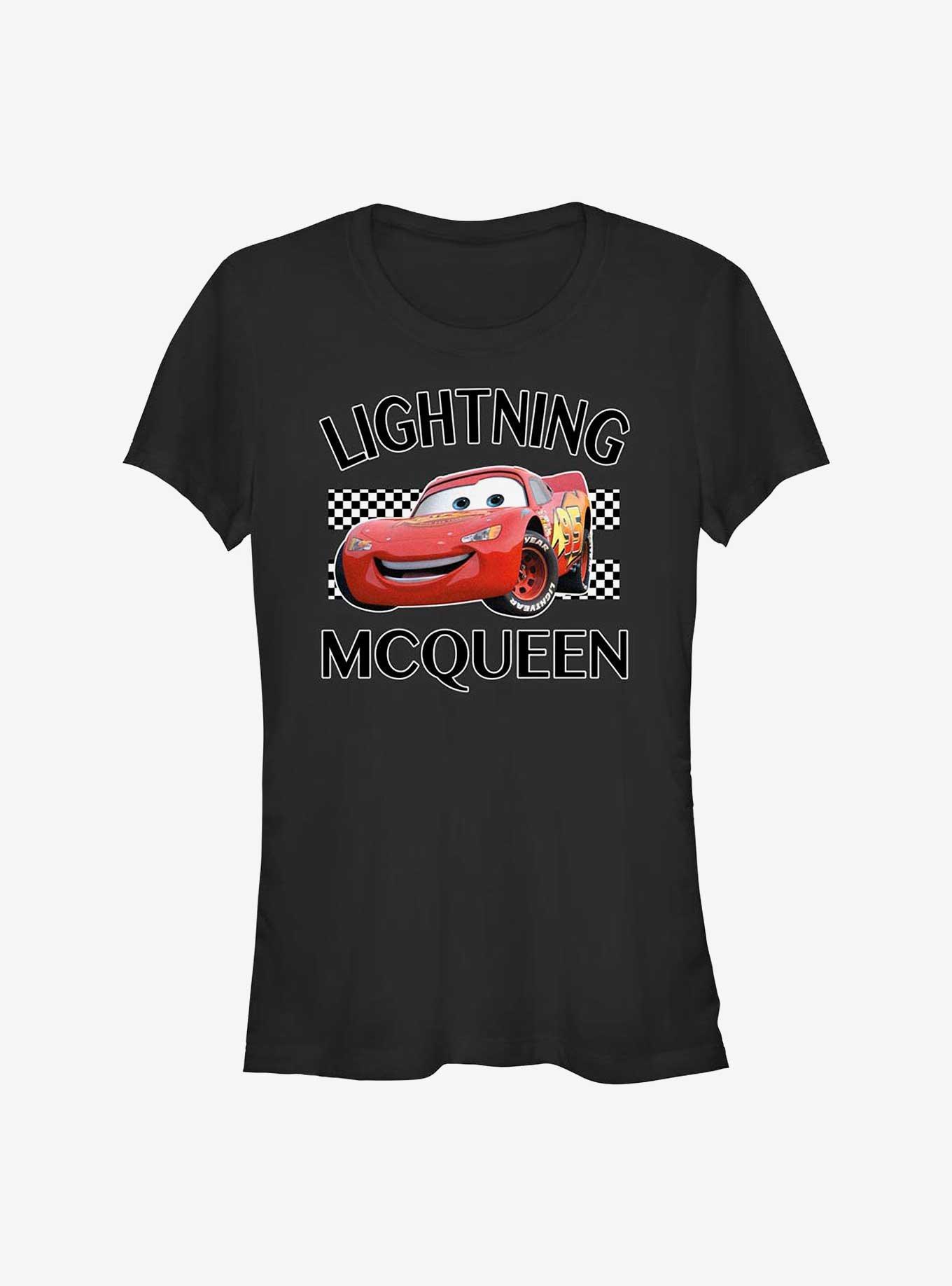 Disney Pixar Cars Lightning McQueen Girls T-Shirt, BLACK, hi-res
