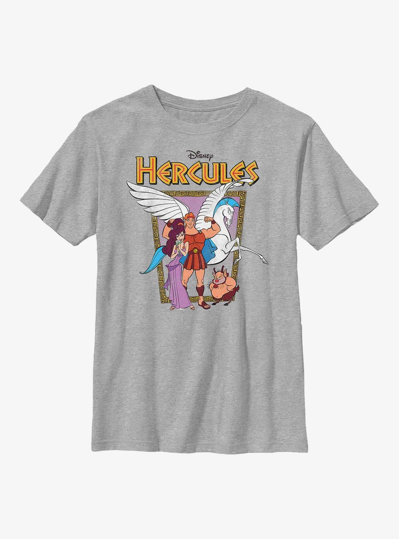 Disney Hercules Hero Group Youth T-Shirt, ATH HTR, hi-res