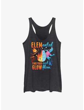 Disney Pixar Elemental Ember and Wade Find Your Glow and Flow Womens Tank Top, , hi-res