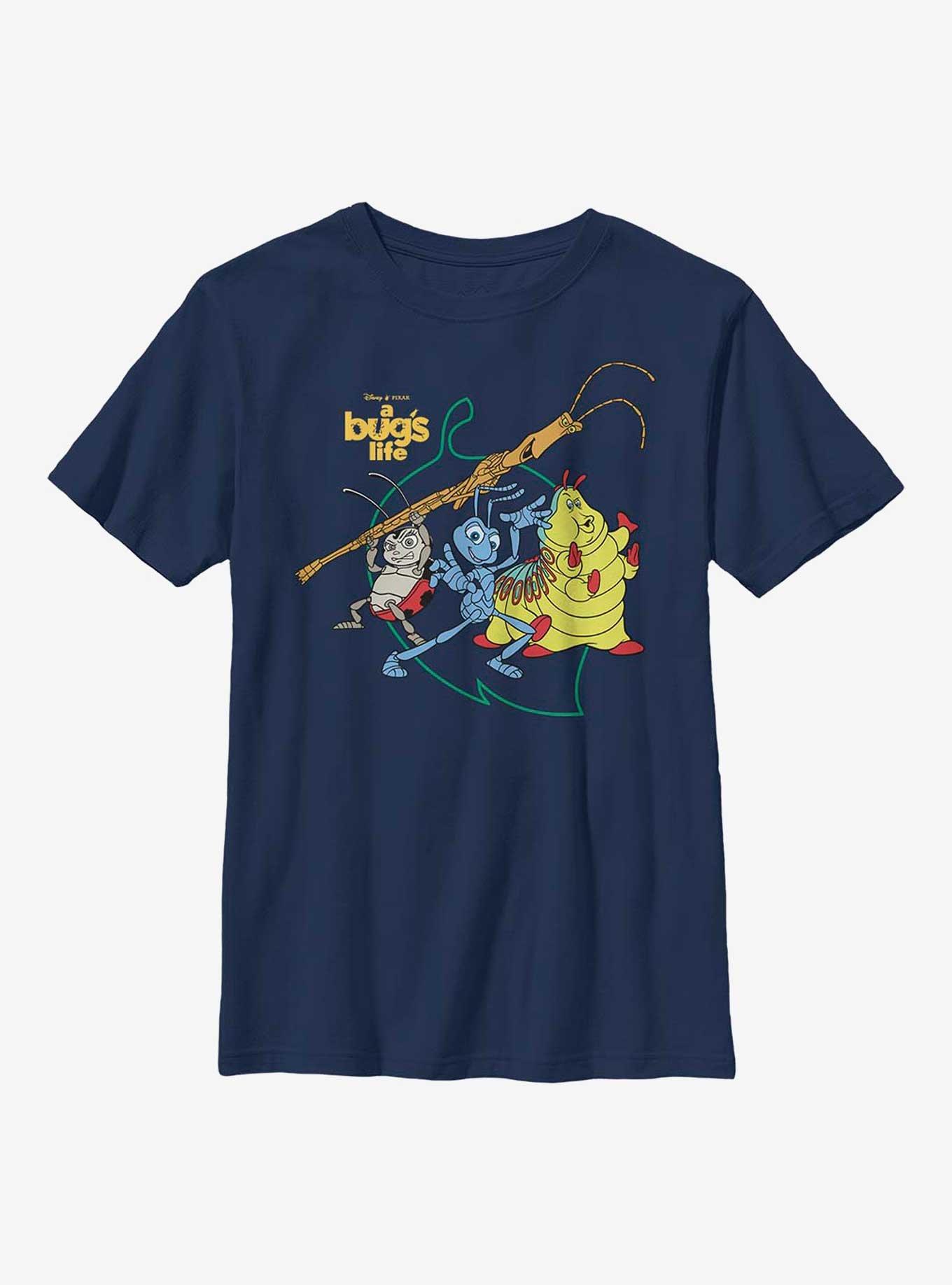 Disney Pixar A Bug's Life Big Leaf Francis Flik and Heimlich Youth T-Shirt, , hi-res
