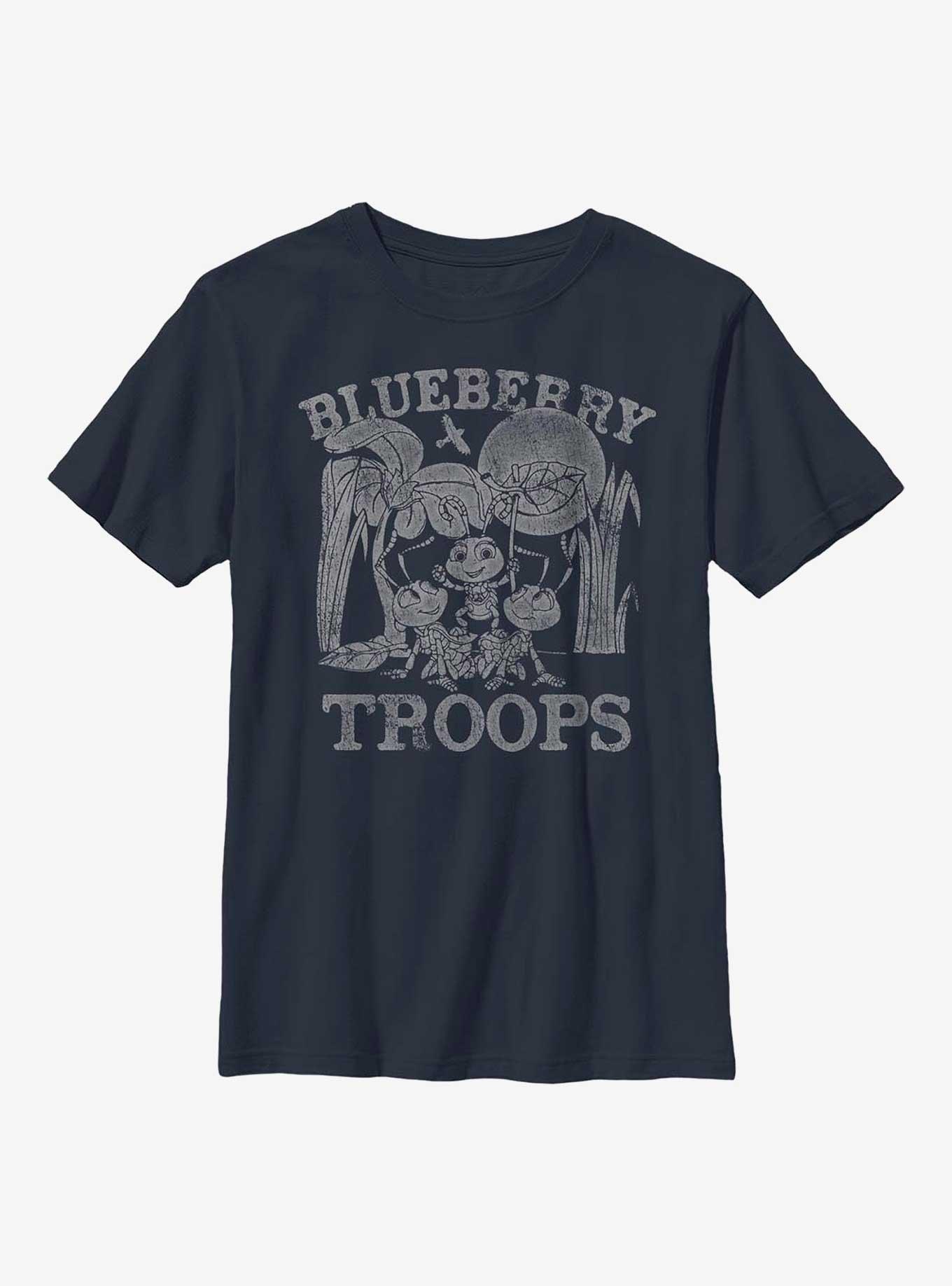 Disney Pixar A Bug's Life Blueberry Troops Youth T-Shirt, , hi-res