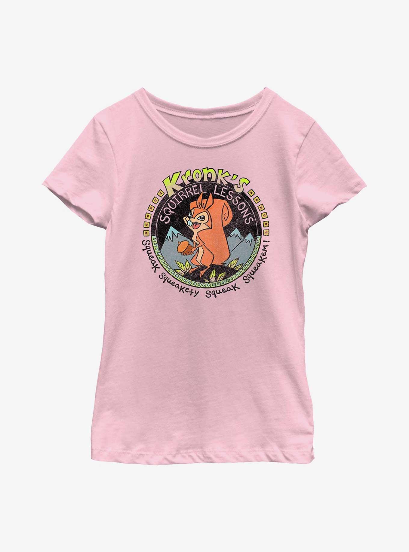 Disney The Emperor's New Groove Kronk's Squirrel Lessons Youth Girls T-Shirt, , hi-res