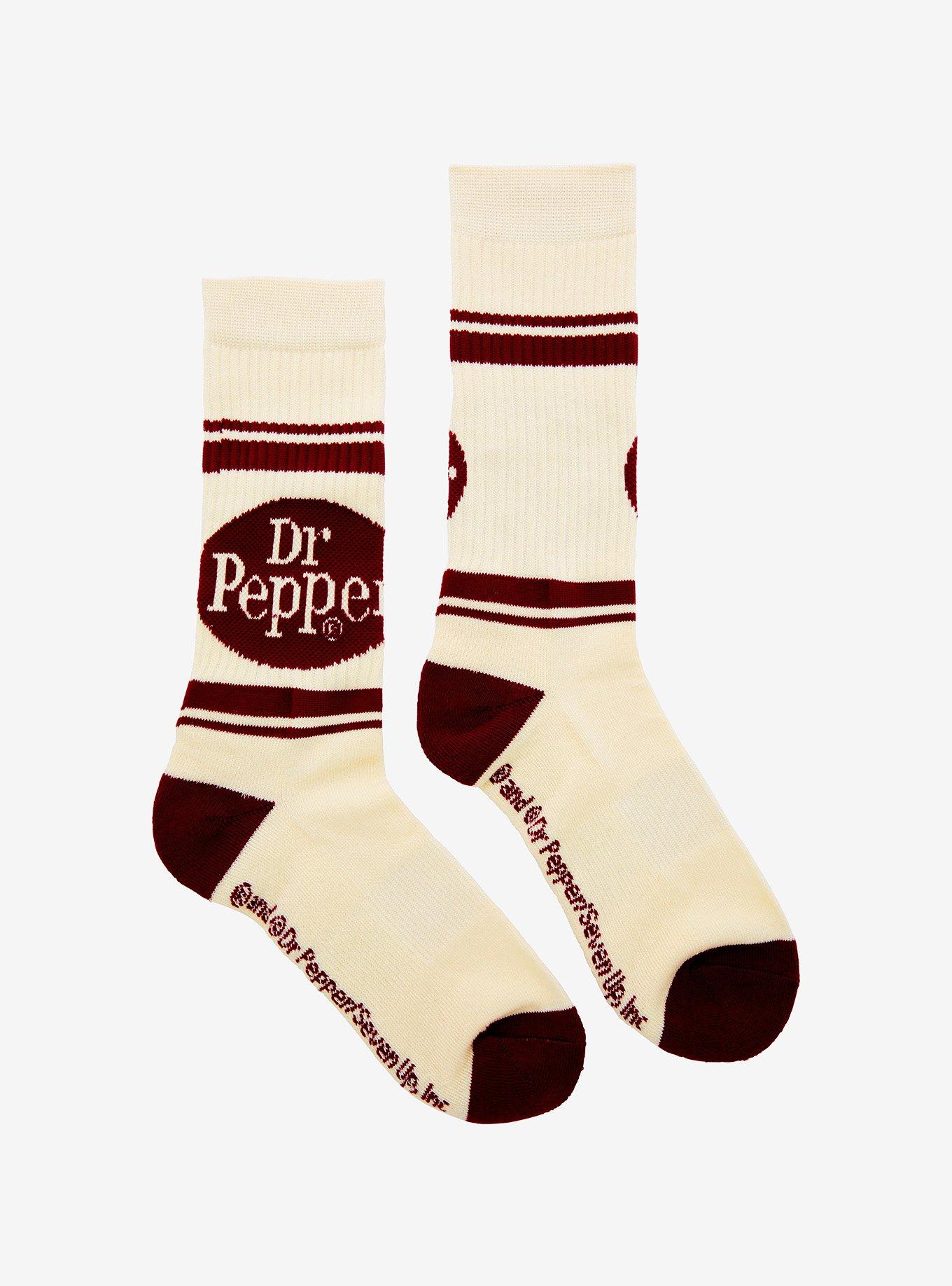Dr. Pepper Logo Crew Socks, , hi-res