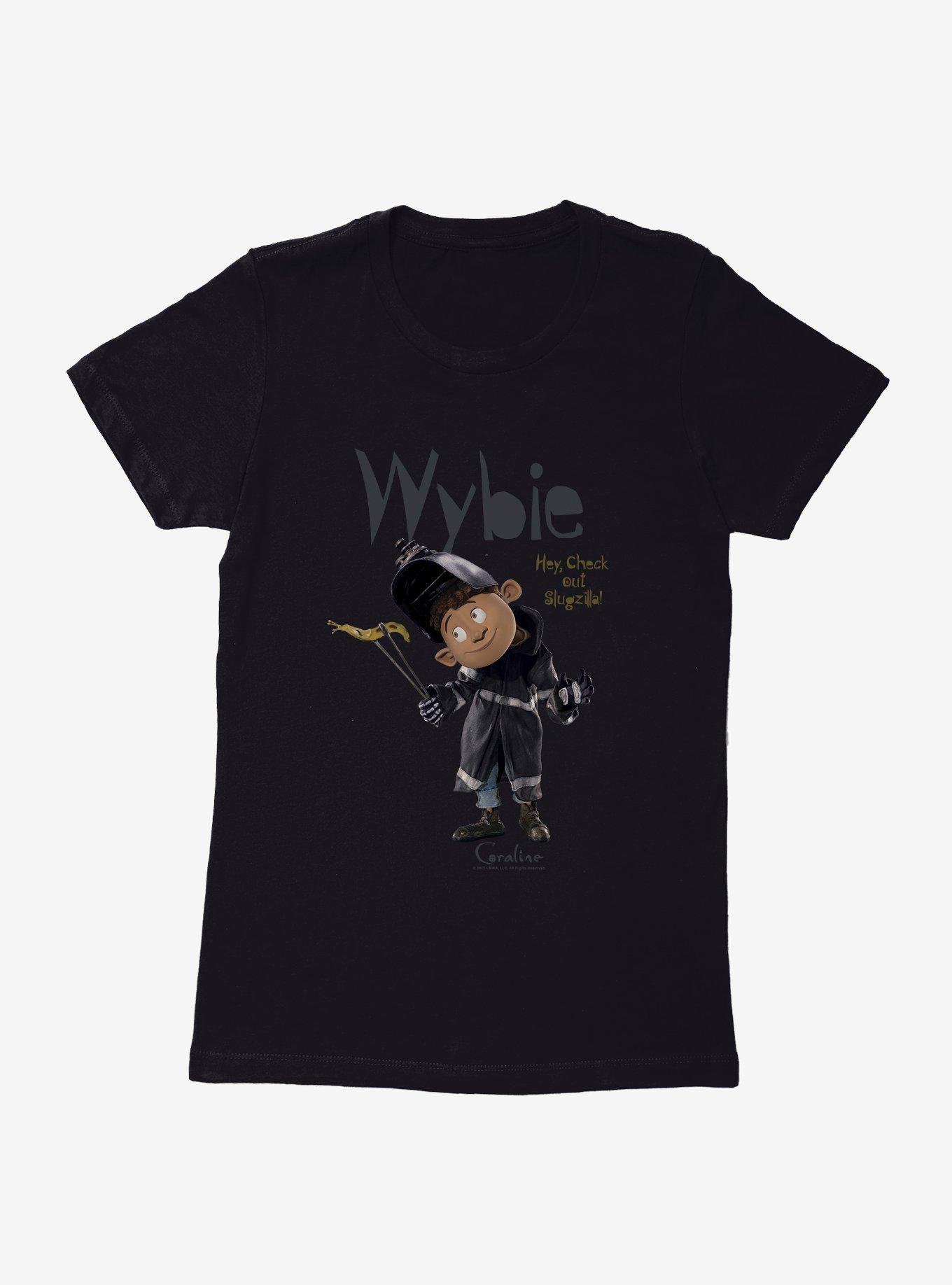 Coraline Wybie Womens T-Shirt, BLACK, hi-res