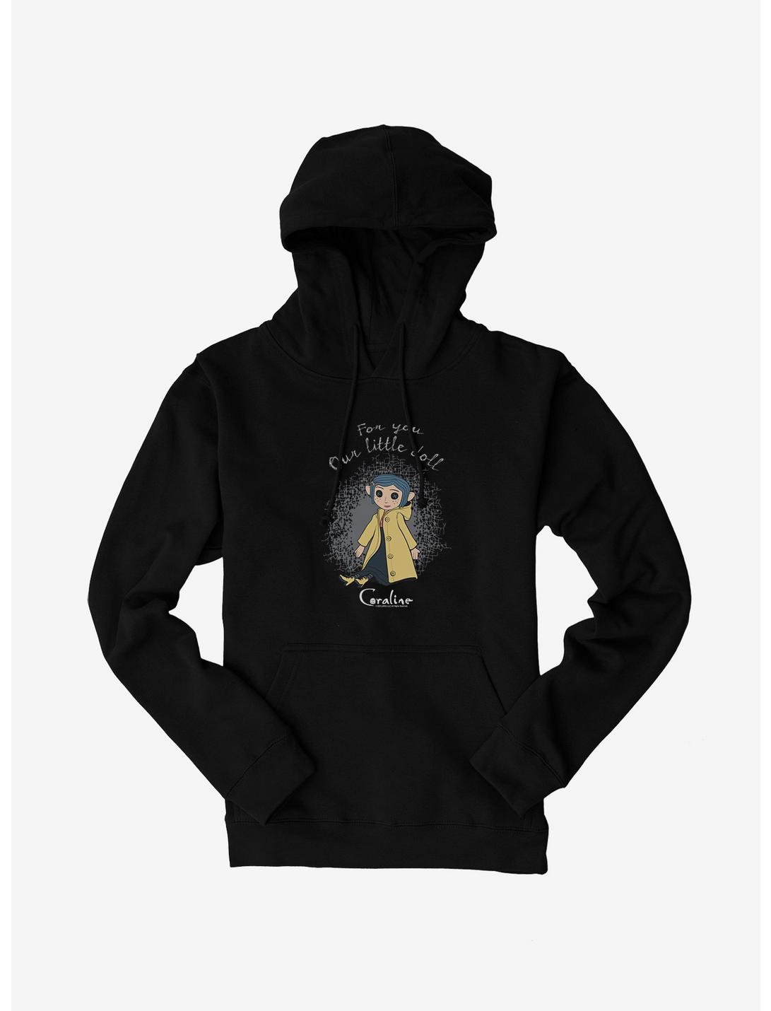 Coraline For You Our Little Doll Hoodie, BLACK, hi-res