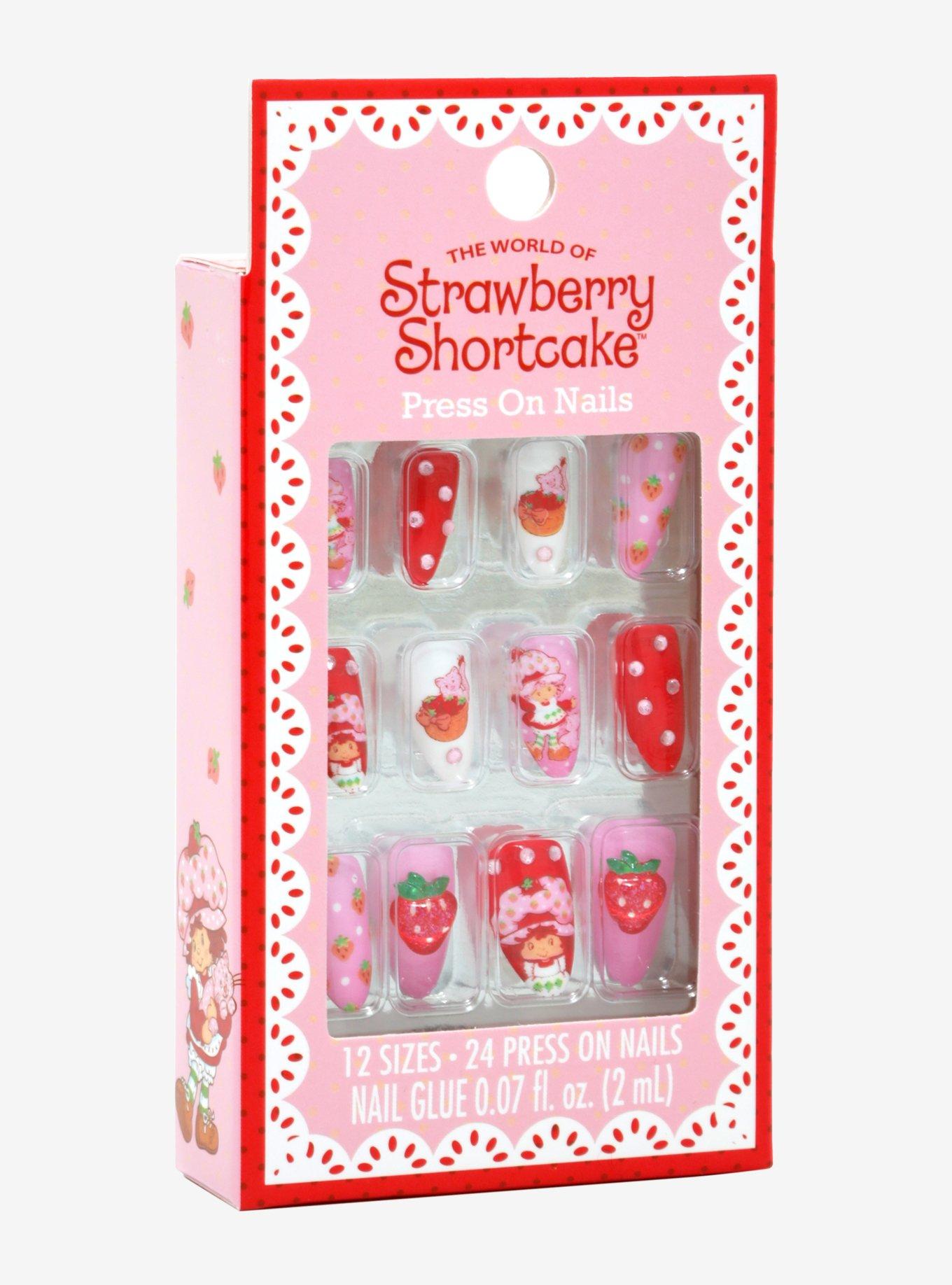 Strawberry Shortcake Faux Nail Set, , hi-res